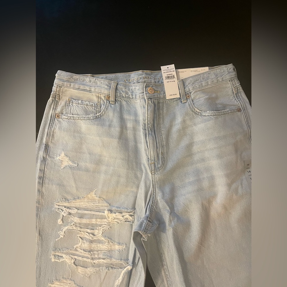 🖤 NWT American Eagle Mom Straight Jean - Picture 3 of 8